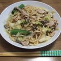 だっくすめろん's cooksnap of when they made マヨポン焼きうどん.