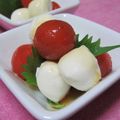 まじゅじゅ's cooksnap of when they made 青じそ香るトマト＆モッツァレラ.