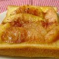 おらんでう～たん's cooksnap of when they made 桃トースト.