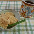 Nekozame's cooksnap of when they made 偽きなこ餅.