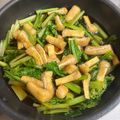 keikotan✱'s cooksnap of when they made ☆小松菜と油揚げの煮浸し☆.