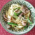 pitachan1's cooksnap of when they made ねぎ塩焼きそば.