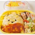 LAYLA*'s cooksnap of when they made オムライスdeまんまるプーさん♪キャラ弁.