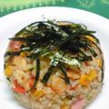 七色ワクチン's cooksnap of when they made 明太チャーハン☆.
