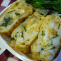 レオン犬's cooksnap of when they made ちくわと大葉の卵焼き.