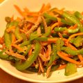 bjorklynn's cooksnap of when they made 簡単♪ピーマンと人参のめんつゆ肉炒め★.