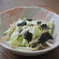 さとみわ's cooksnap of when they made 春キャベツともやしの梅マヨサラダ.