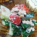 まあくんのおくさん's cooksnap of when they made 思いつき☆胡瓜とトマトのツナサラダ★.