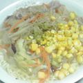 九道礼菜's cooksnap of when they made 食感いろいろ❤彡キャベツと卵の塩ラーメン.