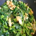 dめぐb's cooksnap of when they made モロヘイヤのキムチ和え.
