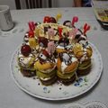 ツバキまま's cooksnap of when they made 焼きドーナツdeお誕生日ケーキ風♪.
