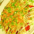 imoco92's cooksnap of when they made お好み焼き ﾍﾙｼｰ(お好み焼き風).