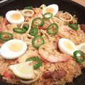 ナチクマ's cooksnap of when they made パエリア　フライパンで♪.
