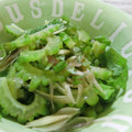 アズーロコンパクト's cooksnap of when they made ゴーヤと茗荷と大葉の柚子ぽん酢和え.