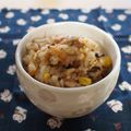 ふんわりしょこら's cooksnap of when they made お煎餅でひじきの炊き込みおこわ☆.
