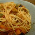 ＫａＨｏ☆Ｍ's cooksnap of when they made ｺﾞﾛｺﾞﾛ夏野菜の簡単ﾐｰﾄﾊﾟｽﾀ♪.