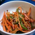 きつねてい's cooksnap of when they made にんじんピーマンのごまごま炒め☆.