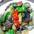 kママ４１８７'s cooksnap of when they made ナスとシイタケのコチジャン炒め～♪.