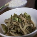 miyuina's cooksnap of when they made ★豚切り落としときのこのさっぱり酢炒め★.