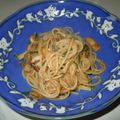 ももうふ's cooksnap of when they made 【農家のレシピ】しめじとツナの醤油スパ.