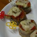 りっきーママ♪'s cooksnap of when they made ぱくっ☆じゅわ～☆なすとまチーズ焼き.