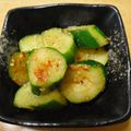チヒナコ's cooksnap of when they made きゅうりのピリッ旨和え♪.