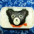 シャンプーハット's cooksnap of when they made お手軽キャラ弁♡ダブルＢ（似てないけど）.