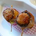 あぁるちゃん's cooksnap of when they made 茄子巻きツナバーグ.