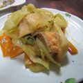 JUNSEIママ's cooksnap of when they made たっぷり食べよ♪チャンチャン焼き.