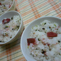 エビージョ's cooksnap of when they made さっぱり!!炊き込み梅ごはん.