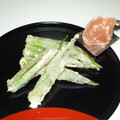 ちー（・＿・）'s cooksnap of when they made サクサク白おくらの天ぷら.