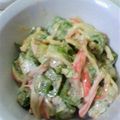 のじまさん's cooksnap of when they made オクラ+カニカマ＝ねばりんこ☆サラダ.