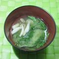 カルン's cooksnap of when they made ☺モロヘイヤのお味噌汁☺.