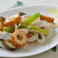 さとみわ's cooksnap of when they made 簡単＊ちくわと野菜の炒め物　粉チーズ風味.