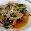 mamiffiy's cooksnap of when they made お疲れパパ❤に　とろり　あんかけ焼きそば.