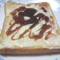 yamita's cooksnap of when they made 黒蜜＆クリームチーズ＆トースト.
