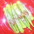私のテディーベア's cooksnap of when they made オクラのにんにく炒め.