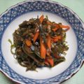 うっちゃん093's cooksnap of when they made 切り昆布と人参の炒め物.