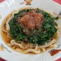 Banana♡♥'s cooksnap of when they made モロヘイヤうどん.