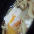 ami-rarara's cooksnap of when they made 白菜だけ～☆簡単月見うどん♪.