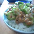 Ｋazu's cooksnap of when they made 簡単☆ｵｸﾗ納豆丼.