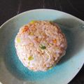 shimaru's cooksnap of when they made マヨ風味の☆食べるラー油とネギのおにぎり.