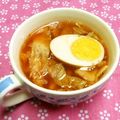シャンプーハット's cooksnap of when they made 残ったおでんつゆで簡単キムチスープ☆.