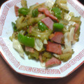 まるかば's cooksnap of when they made ゴーヤとキャベツの旨塩炒め.