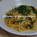 ruruchirin's cooksnap of when they made ゆずこしょう風味のしそパスタ.