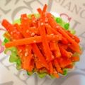 ★しょーこ★'s cooksnap of when they made お弁当♪しゃきしゃき＊人参☆胡麻和え.