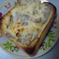 こうchanmama's cooksnap of when they made 濃厚❤チーマヨトースト.