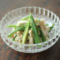 kigiri's cooksnap of when they made オクラと蒸し鶏のサラダ.