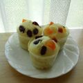 月見なっとう's cooksnap of when they made 優しい味の蒸しパン(お芋入り）.