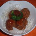 Jock's cooksnap of when they made 肉団子の甘酢あん.
